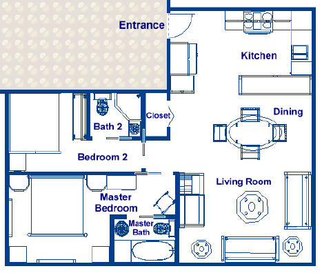 590 sq ft ocean liner cruise vacation home, 2 bedroom and bathroom family vacation home, cruise every year, cruise business, or both, Starboard Side, level R.